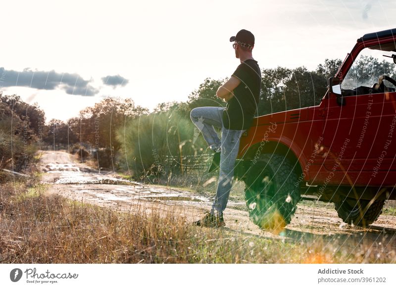 Driver With Rag Checking Oil In Motor Free Stock Photo and Image 493872360