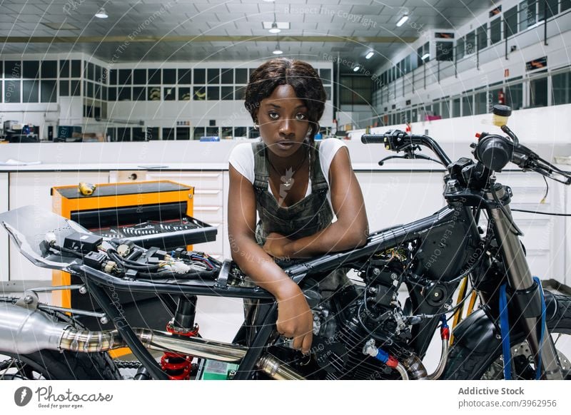 Girl on motorbike sale