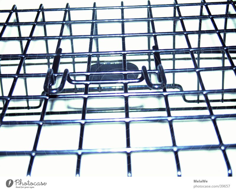 lattice Grating Things Leisure and hobbies bicycle basket Macro (Extreme close-up) metallic Detail