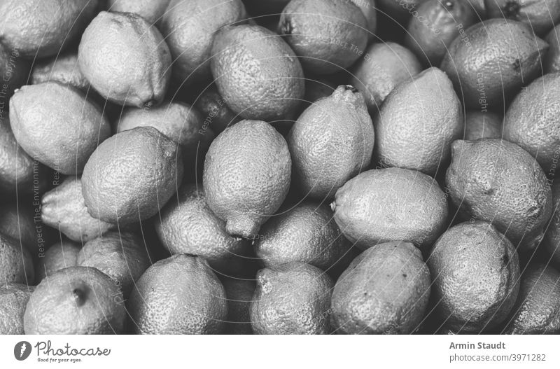 vintage black and white shot of a pile of lemons monochrome fruit healthy fresh citrus food yellow freshness raw ripe vitamin background organic juicy diet