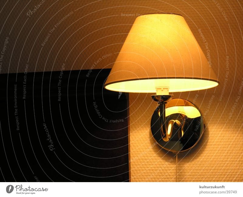 The Lamp Light Hotel Room Sleep Physics Night Yellow Living or residing Light (Natural Phenomenon) Warmth