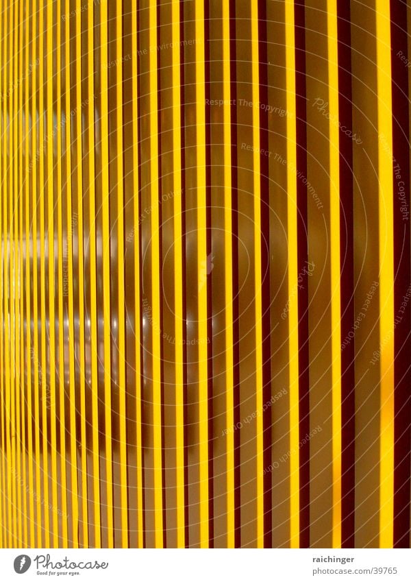 Structure in yellow Reflection Yellow Pattern Architecture Car Structures and shapes Stairs