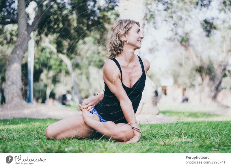 Beauty Girl On Beach Yoga Pose Stock Photo 1168445287 | Shutterstock