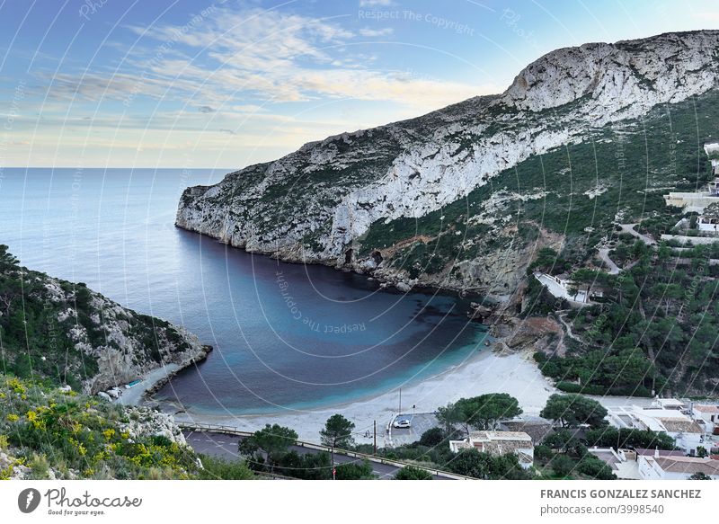 La Granadella beach in Jávea Alicante province. granadella alicante javea spain spanish landscape water beauty in nature scenics - nature sea sky tranquil scene