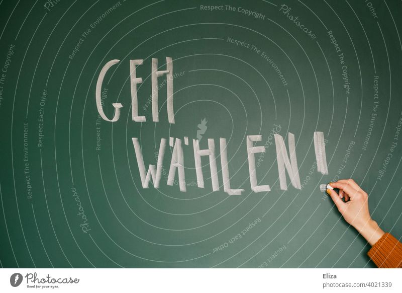 Now hurry up... | Vote and have your say. Go vote co-determine choice German federal elections turnout invitation Democracy Decide Democratic Select Elections