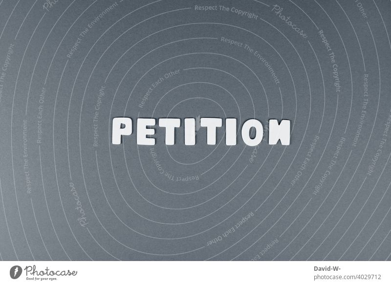 Petition - Word Patent Letters (alphabet) Write Authority request amass change in common