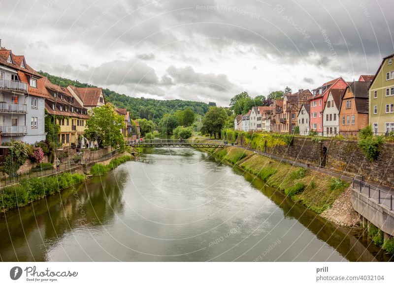 Wertheim am Main wertheim city architecture half-timbered half timbered medieval house facade old historic culture tradition old town pedestrian area summer