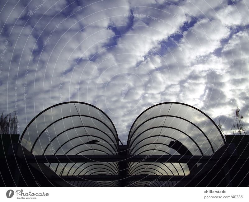 entrance Clouds Entrance Acrylic Round Architecture Sky Glass