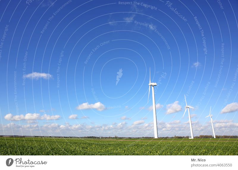 wind turbine Sky Wind energy plant Energy industry Renewable energy Technology Ecological Environment Environmental protection Eco-friendly Energy crisis Clean