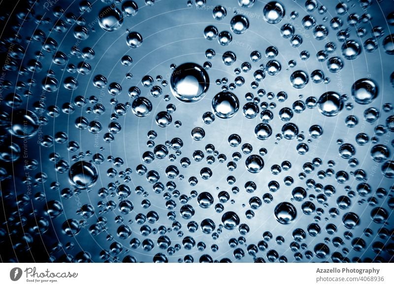 Blue abstract background with bibbles air another world aqua artificial backdrop beautiful black bubble circle clean clear drink droplet fantasy fiction fresh