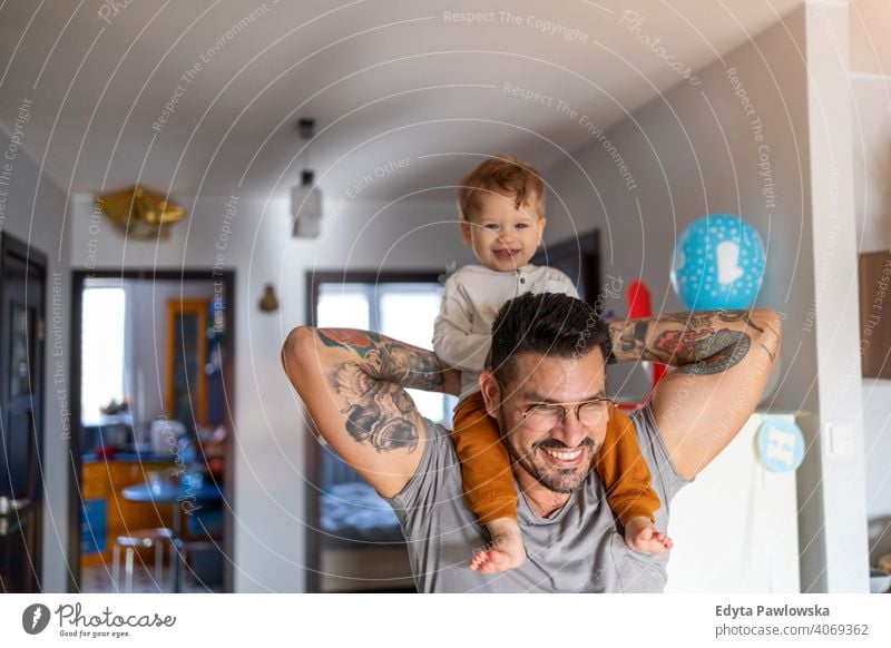Father and baby son having fun together at home single parent single dad fathers day fatherhood stay at home dad paternity leave modern manhood family child