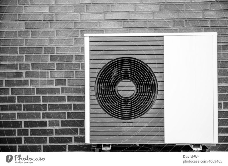 Air source heat pump - ecological, sustainable and modern Air-to-water heat pump Warmth heating engineering Heating Environmental protection Ecological