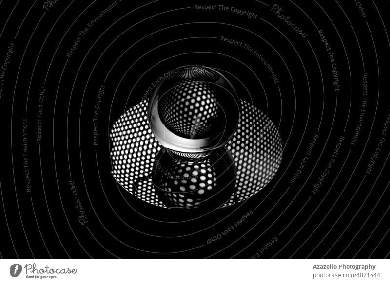 Abstract black and white image of a lensball 2020 abstract objects abstract photography art background black abstract black background black minimalism centre