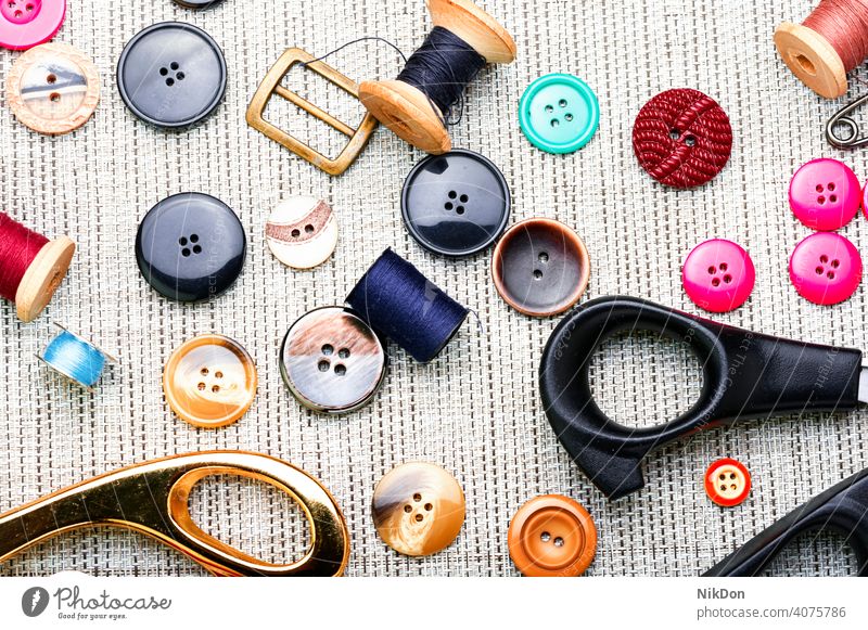Set sewing accessories - a Royalty Free Stock Photo from Photocase