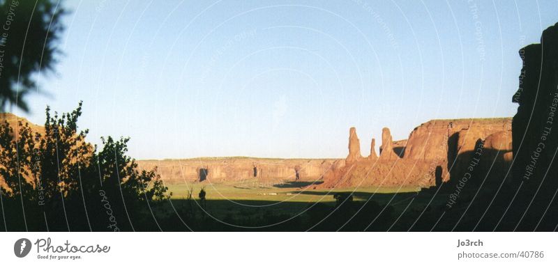 Monument Valley in the morning Utah Nature reserve Cowboy Wilderness Brand of cigarettes South West landscape USA