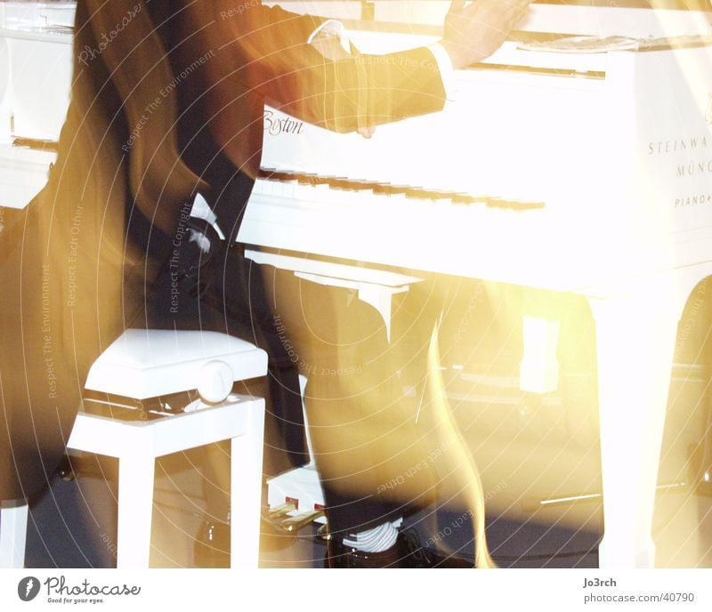 piano player Piano Light Blur Man Music