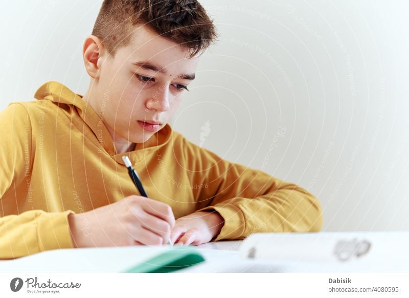 person doing homework