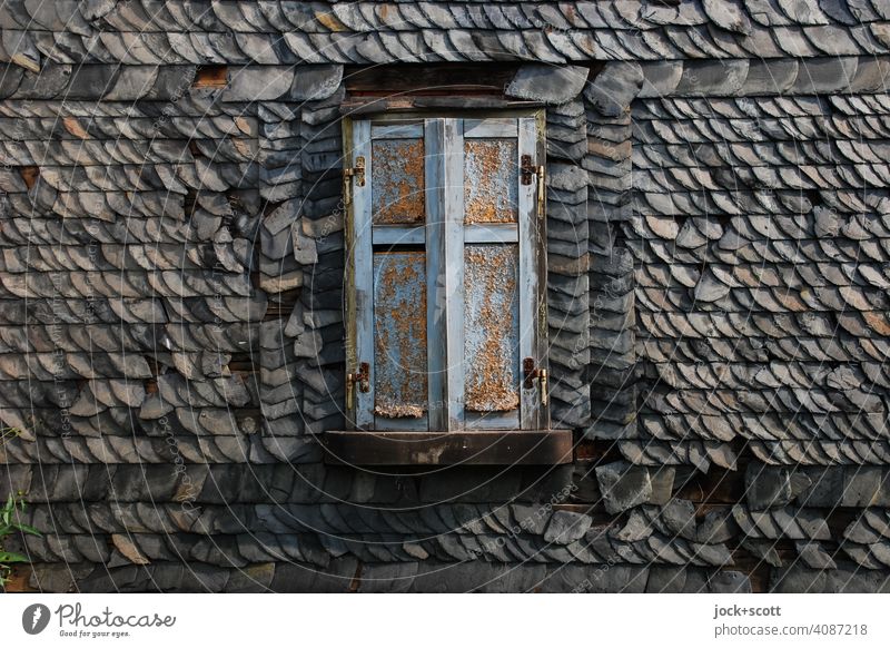 traditional crooked wobbly roof tiles with closed windows Roofing tile House (Residential Structure) Architecture Structures and shapes Background picture