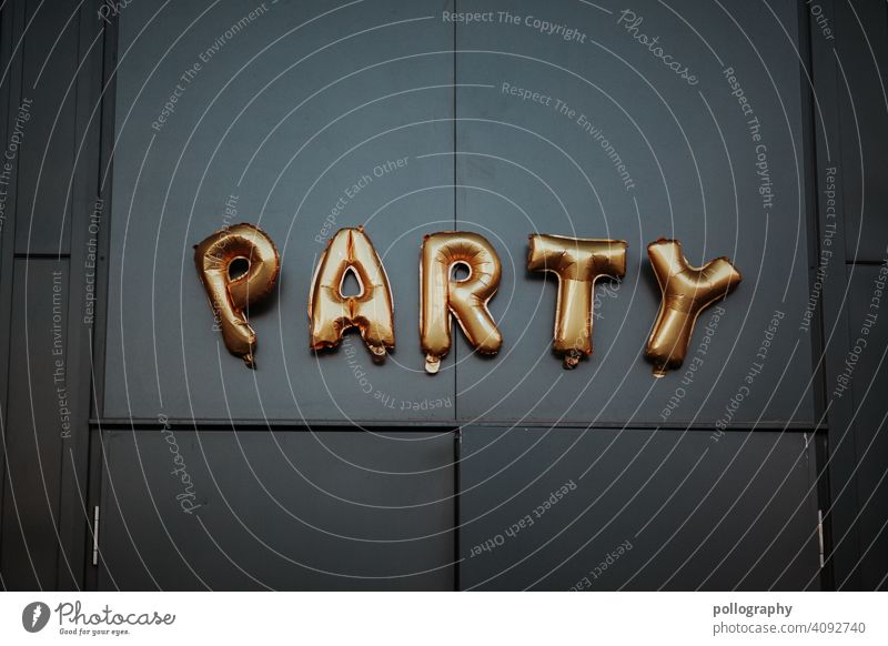 Party balloon letters Birthday Balloon Feasts & Celebrations Joy Happiness Joie de vivre (Vitality) Anticipation Interior shot Colour photo Decoration