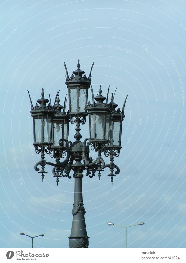 clash of civilizations Lantern Semper Opera Dresden Classic Street lighting Luxury Light Europe Old Modern New