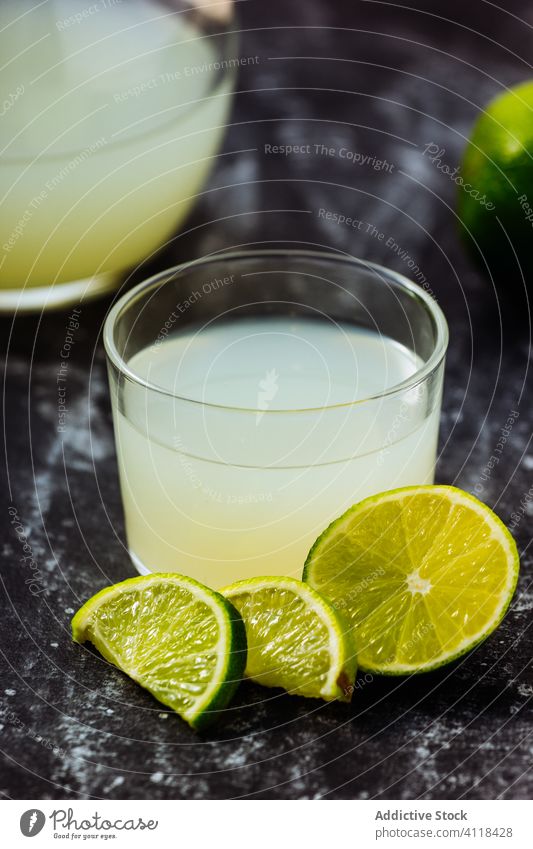 Delicious lemonade served in glasses homemade citrus fruit beverage drink refreshment cold delicious tasty liquid prepared sour vitamin appetizing slice whole