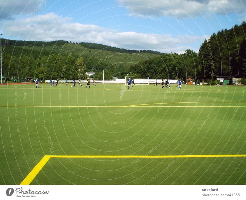 Artificial turf Dietzhöztal Artificial lawn Sporting grounds Green Yellow Forest Sports Lawn Line