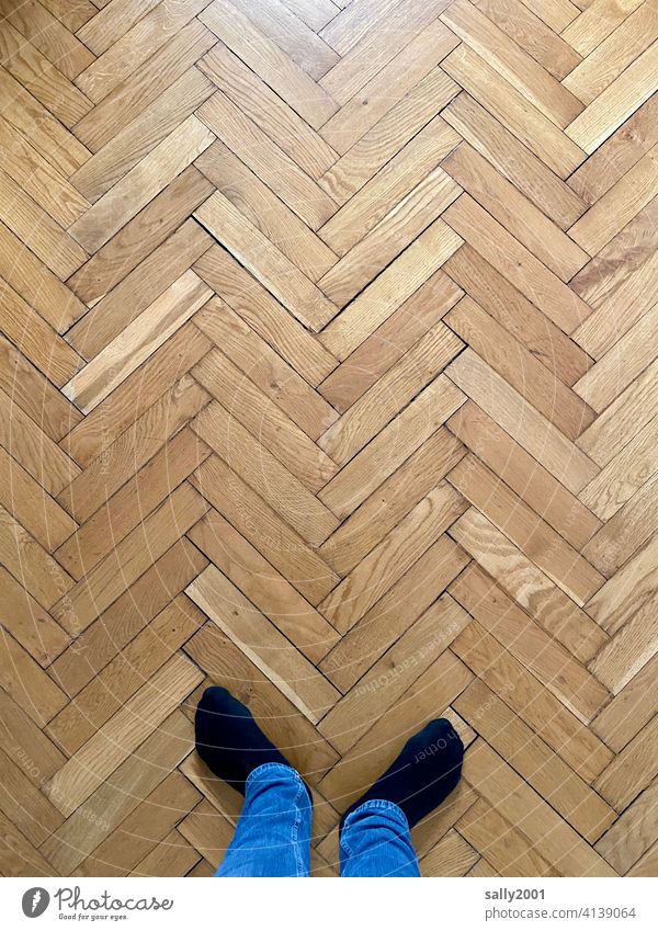 herringbone position... herringbone pattern Herringbone Parquet floor wood parquet Feet feet socks socky jeans Jeans Position foot position ballet Legs Stand