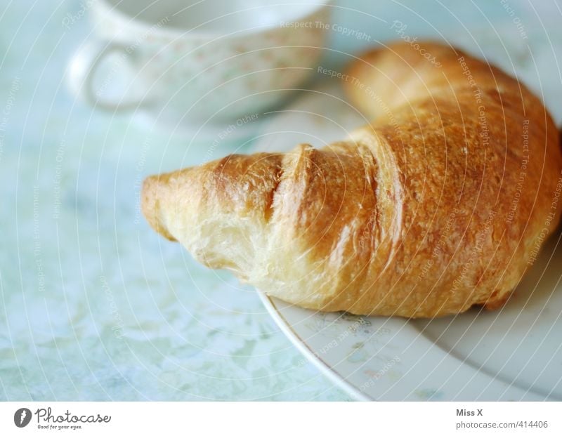 croissant Food Dough Baked goods Croissant Nutrition Breakfast To have a coffee Buffet Brunch Beverage Hot drink Coffee Crockery Plate Cup Delicious Sweet