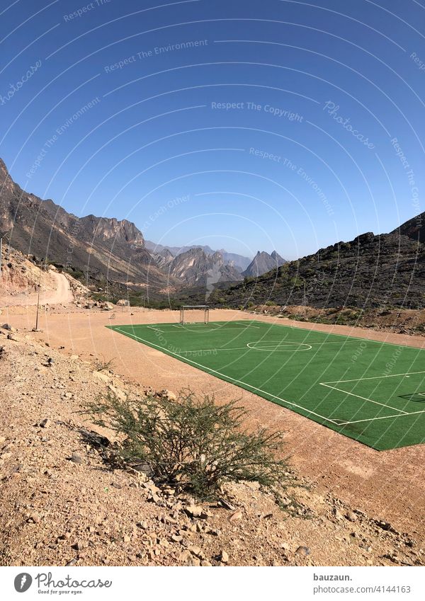 to the football field. Foot ball Sports Goal Football pitch Soccer Goal Deserted Green Sporting grounds Exterior shot Leisure and hobbies Sporting Complex