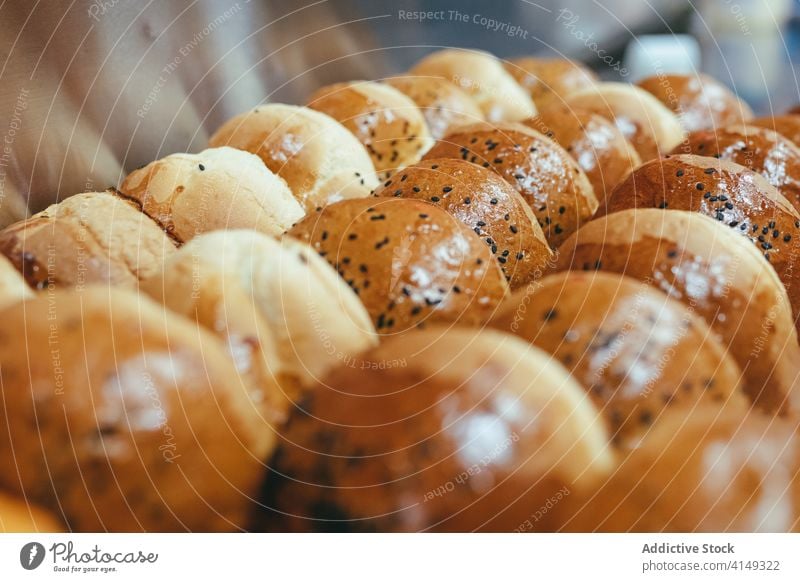 Delicious fresh buns for hamburgers pastry baked sesame bread food delicious tasty meal tradition cuisine snack crust culinary crispy lunch gastronomy prepare