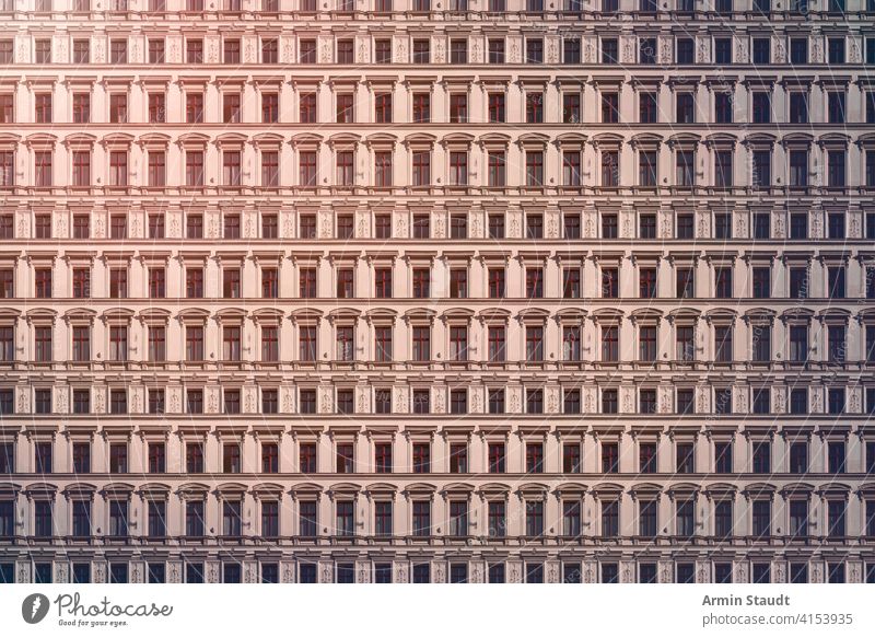 architectural pattern, windows with stucco of an old berlin house anonymity anonymous apartment architecture background big block building city construction