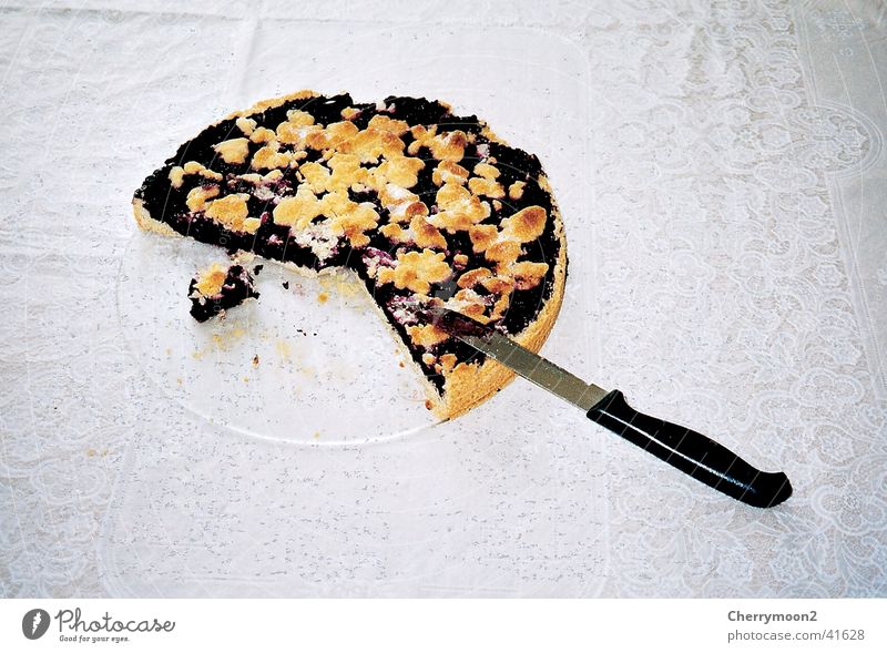blueberry pie Cake Gateau Granules Table Delicious Nutrition Knives Part Blueberry Cooking Partially visible