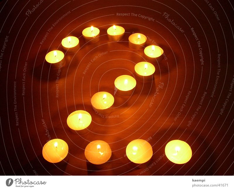 two Light Candle Digits and numbers Bright Leisure and hobbies Warmth Light (Natural Phenomenon)