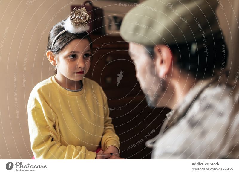 Soldier talking to daughter before going to war father military holding hands defend patriot soldier army man girl uniform security conflict force defense