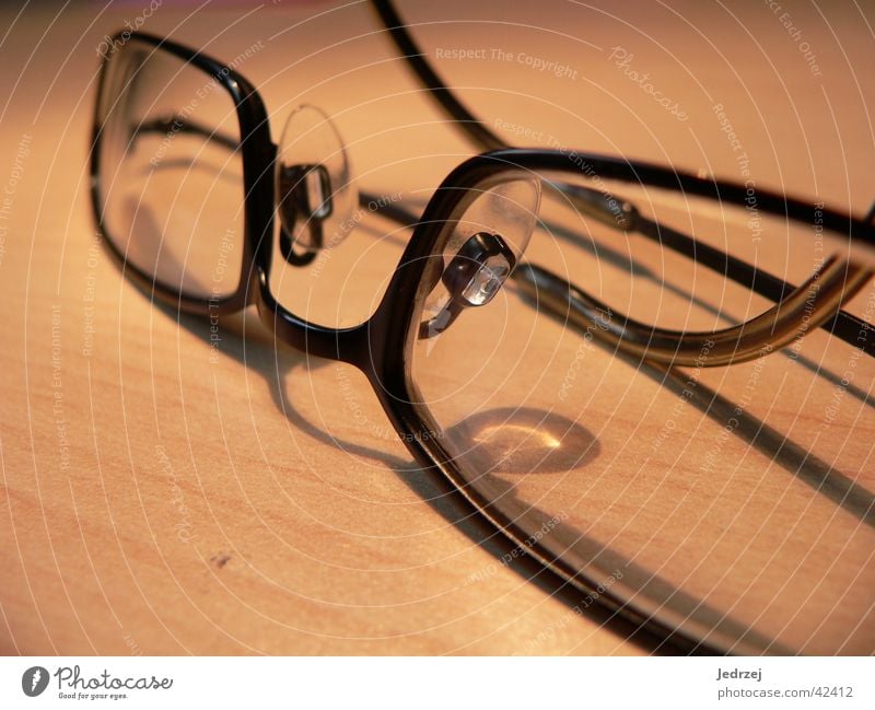 Glasses Macro Eyeglasses Near Framework Hanger Wood Depth of field Black Things Macro (Extreme close-up) Shadow