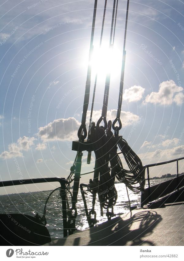 rig Sailing Summer Vacation & Travel Watercraft Ocean Rigging Navigation Rope Sun