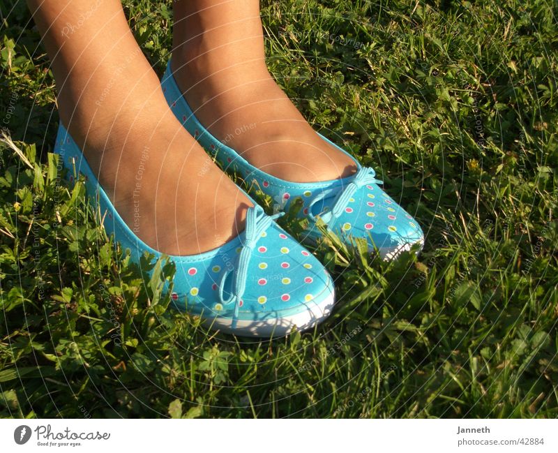 blue shoes Woman Summer shoe Blue grass