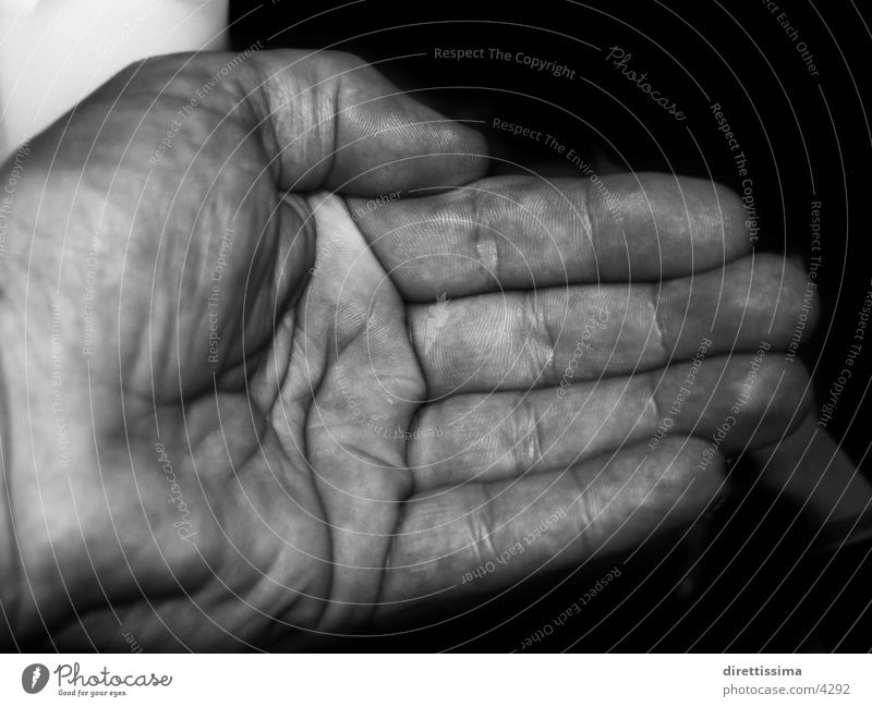 black hand Hand Fingers Man Black & white photo