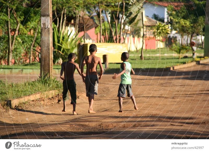 Itacare Kids Vacation & Travel Brazil Itacaré Child Boy (child) Playing Pothole Summer South America Salvador de Bahia Street Exterior shot