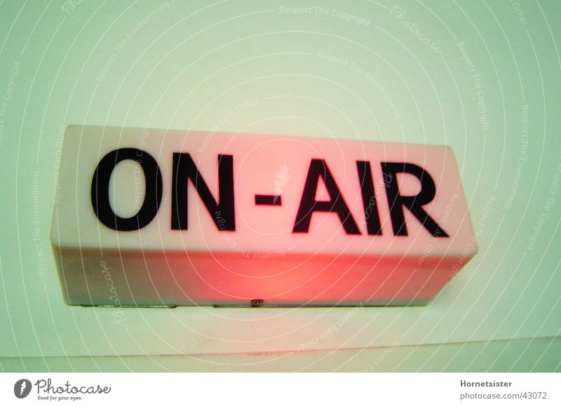 On Air Studio Lamp Workshop Radio (broadcasting) Broadcasting Photography