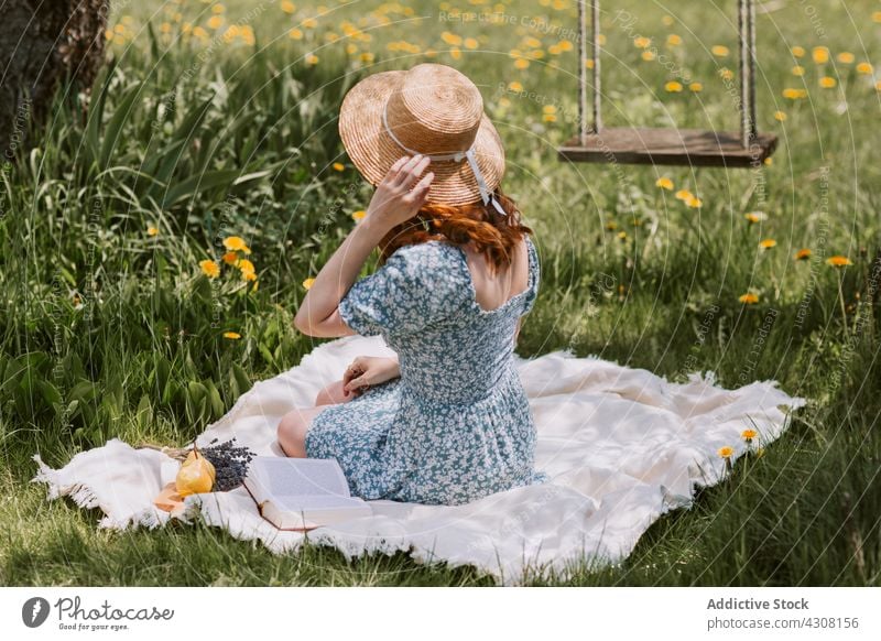 A Woman Having a Picnic in Her Lacy Underwear · Free Stock Photo