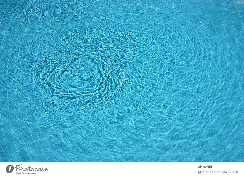 Splash! Vacation & Travel Summer vacation Waves Aquatics Swimming & Bathing Swimming pool Water Blue Relaxation Colour photo Exterior shot Abstract Pattern
