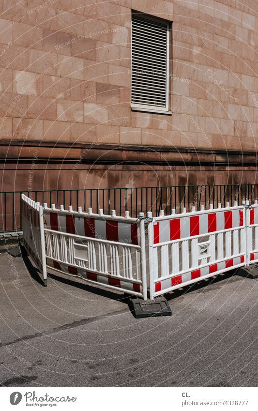 cordon Construction site Barrier Safety Street Protection Wall (building)