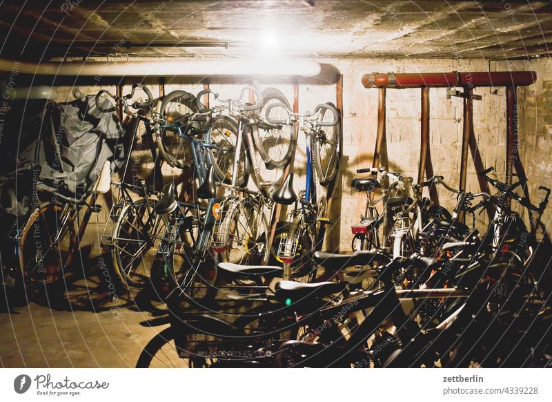 bicycle cellar Old building on the outside Window rear building Backyard Courtyard Interior courtyard downtown Apartment house Deserted apartment building Town