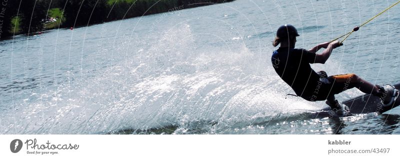 water skiing Neoprene Wet Speed Waves Sports Water Wooden board Rope Pull Inject