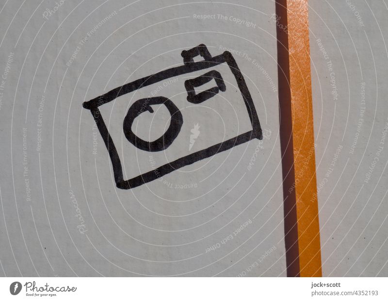 camera drawing symbols