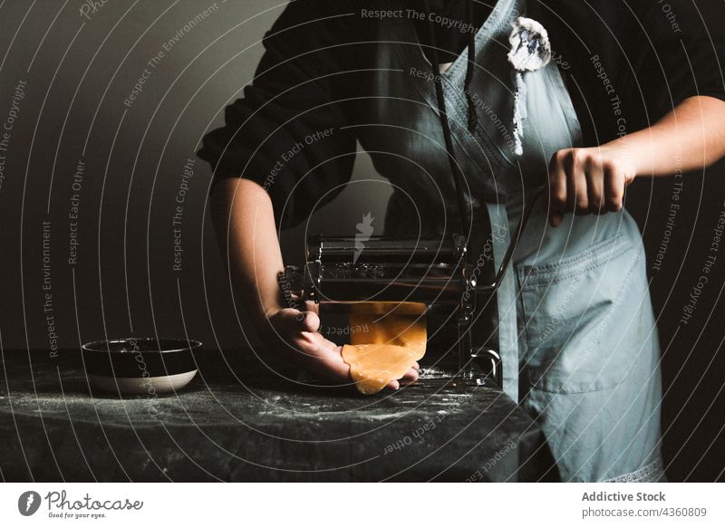 Anonymous Person Preparing Homemade Raviolis homemade pasta chef cooking food flour preparation dough board closeup cooked cuisine culinary culture dish