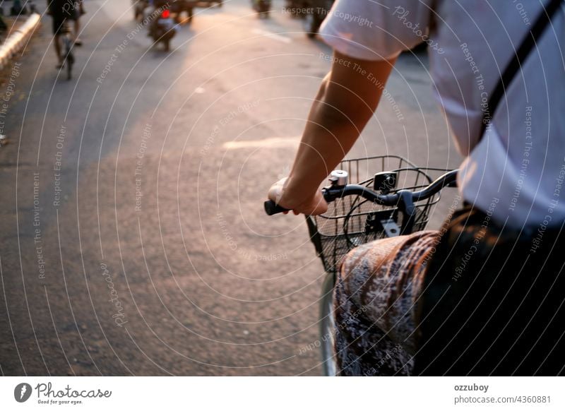 cyclist on the side of street person bike outdoor sport bicycle cycling activity road ride healthy lifestyle biking bicyclist exercise exercising transport