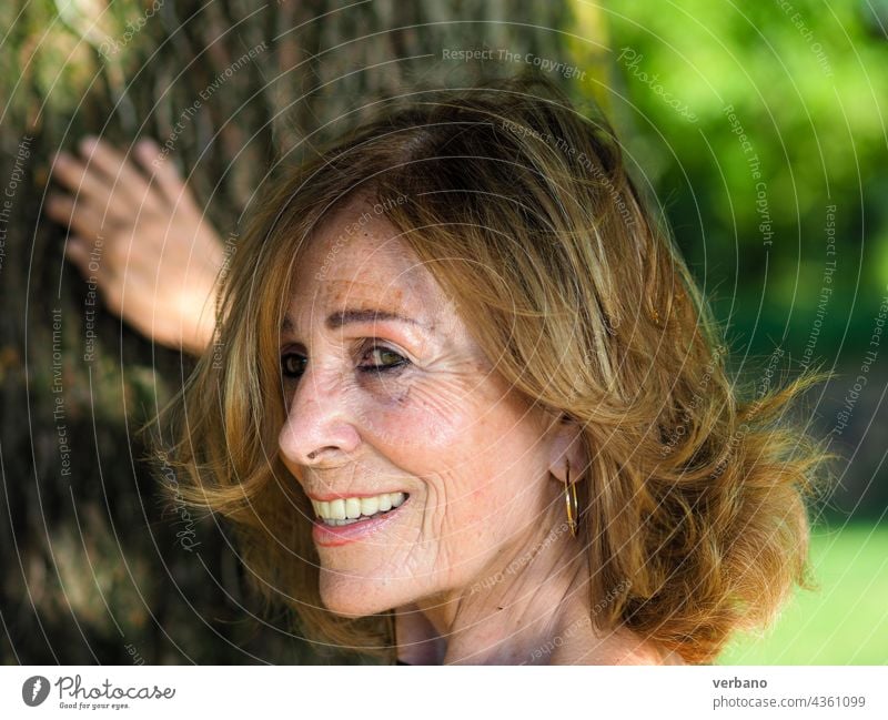 mature woman with her head held high - a Royalty Free Stock Photo