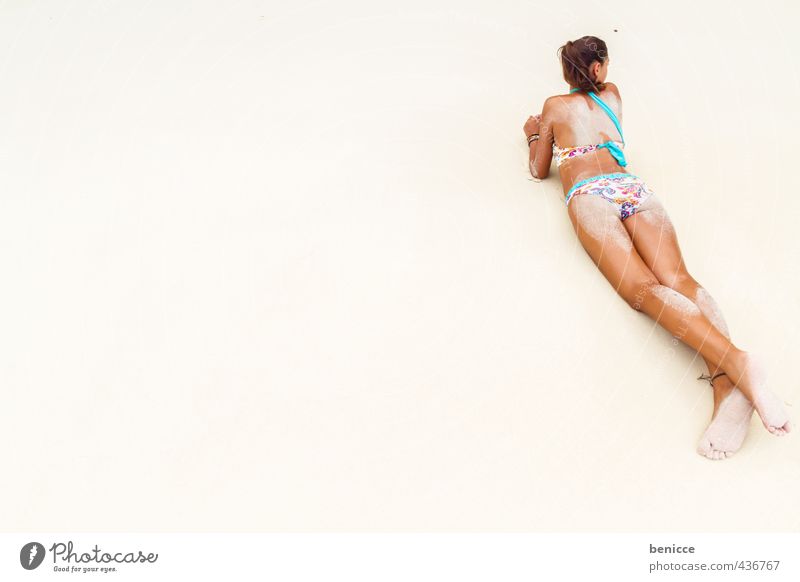 Woman Wearing Thong Bikini Stock Photos - Free & Royalty-Free